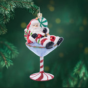 Santa-tini Ornament