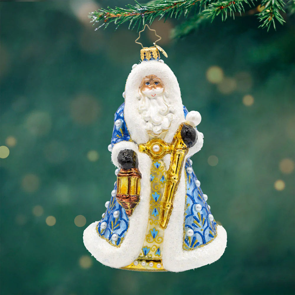 Gilded Grandeur Santa