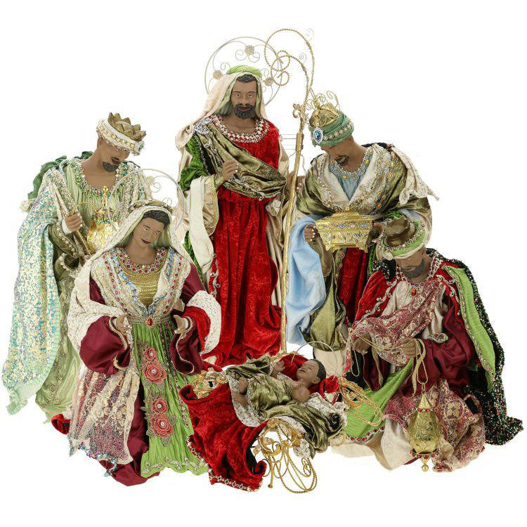 African American Nativity Scene 14 to 53 Inches Set of 6