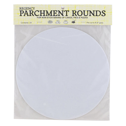 Pre-cut Parchment Rounds 8" Set of 24