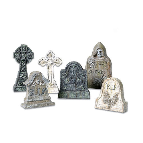 Village Tombstones Set of 6