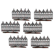 Spooky Wrought Iron Fence Set of 6