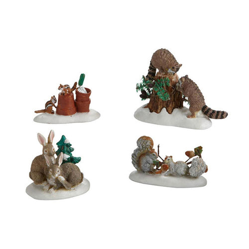 Friendly Neighbors Set of 4