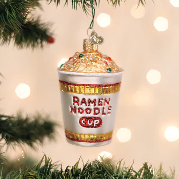 Ramen Noodle Cup Ornament