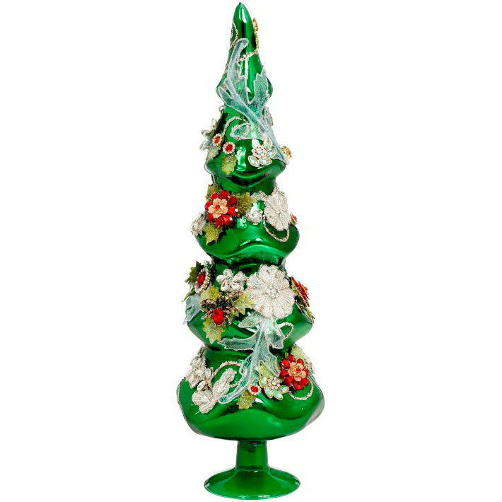 Jeweled Tree Green Large 17 Inches