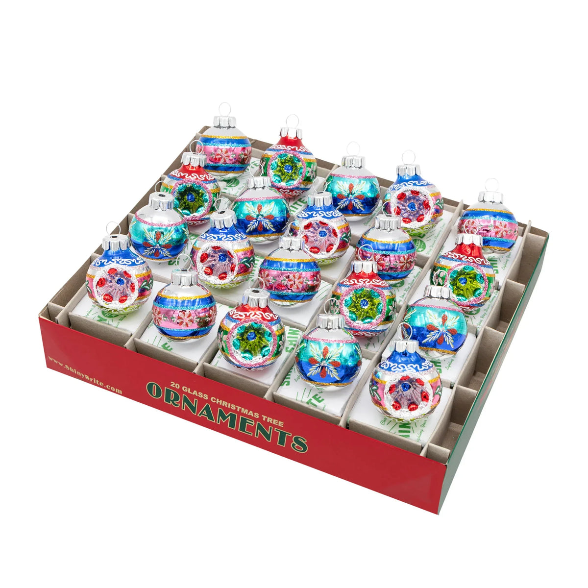 Festive Fete 12 Count 1.75" Signature Flocked Rounds
