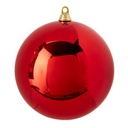 Shiny Red Ball Shatterproof Ornament 10 Inch Diameter