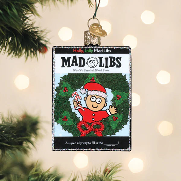 Holly, Jolly Mad Libs Ornament