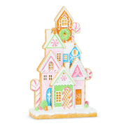 Bright and Sweet Gingerbread House Scene 16"