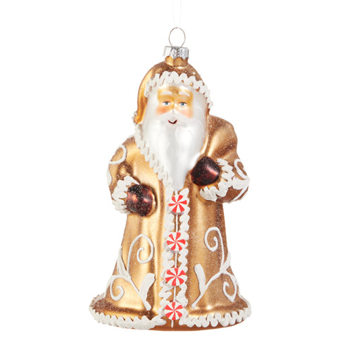 Gingerbread Santa Ornament 6"