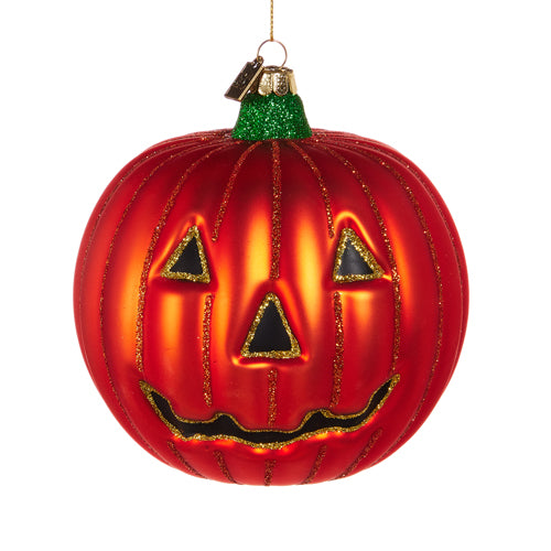 Jolly Pumpkin Ornament 5 Inches