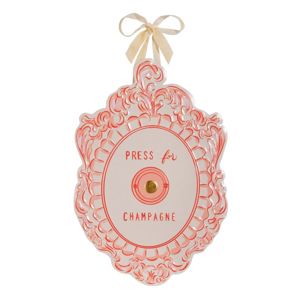 Champagne on Call Hanging Art 17"