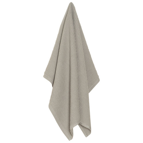 London Gray Ripple Dishtowel