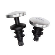 SteeL Spillproof Wine Stopper Set of 2