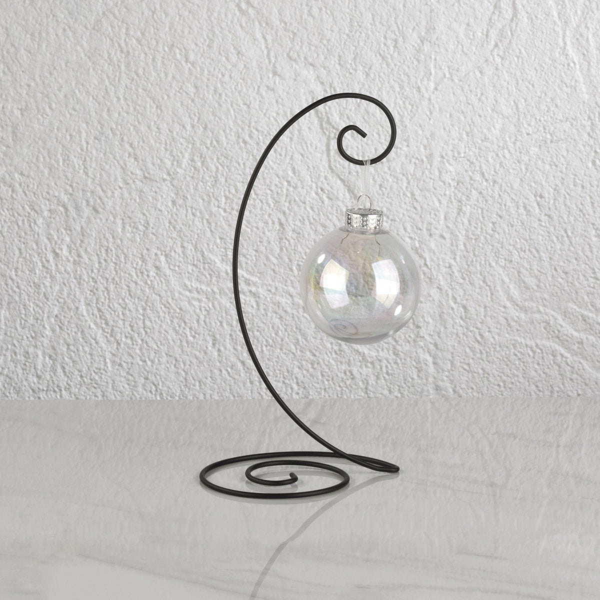 Black Spiral Ornament Stand Small