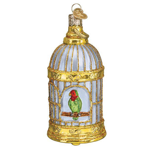 Vintage Bird Cage Ornament
