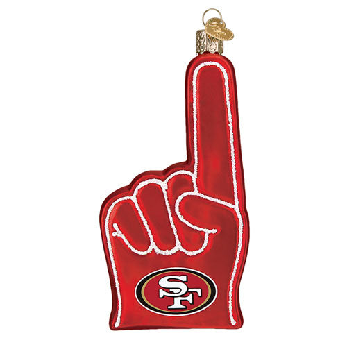 San Francisco 49ers Foam Finger Ornament