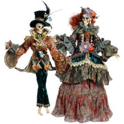 Mr and Mrs Soho Skeleton Small Assorted 27 Inches Set of 2 - Signed by the Artist