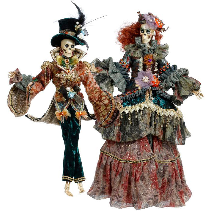 Mr and Mrs Soho Skeleton Small Assorted 27 Inches Set of 2 - Signed by the Artist