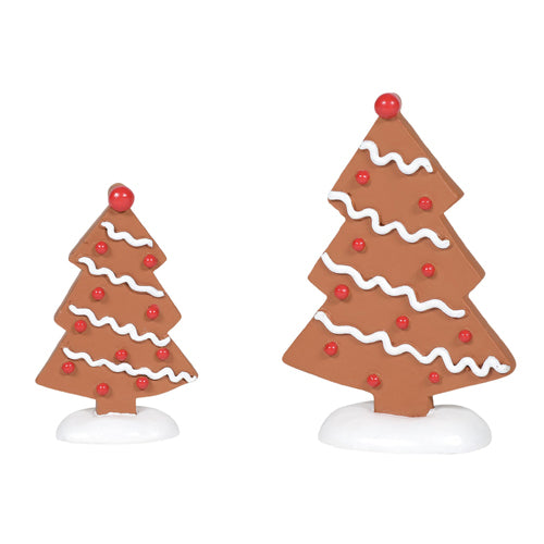 Gingerbread Trees Set of 2