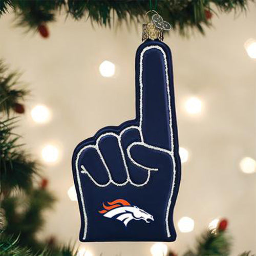 Denver Broncos Foam Finger Ornament