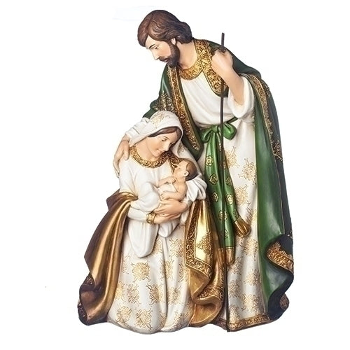 Olive & Gold Holy Family Figure 13.75"
