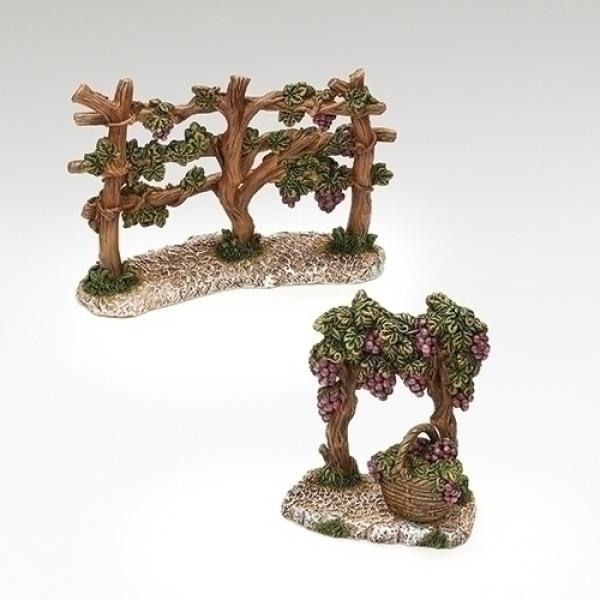 Vineyard Fences Set of 2 4.5" 5" Series