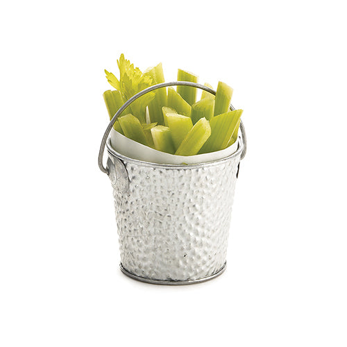 Galvanized Round Pail with Handle 9oz