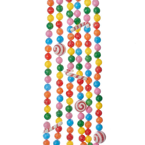 Candy Cane & Ball Candy Garland 6 "