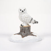 White Christmas Owl
