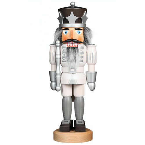 White & Silver Prince Nutcracker