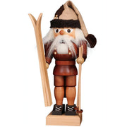Natural Tone Skier Nutcracker