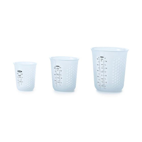 Squeeze & Pour Silicone Measuring Cup Set - Mini, 1 Cup, 2 Cup