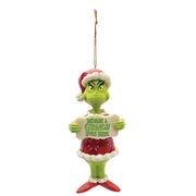 Beware a Grinch Ornament