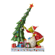 Grinch Un-decorating the Christmas Tree