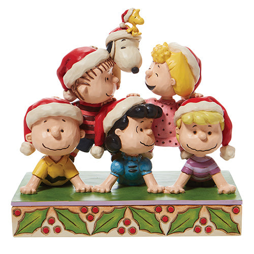 Stacked with Friendship Peanuts Holiday Pyramid