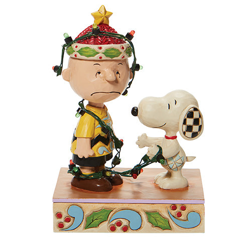 Oh Brother! Charlie Brown Tangled Lights