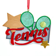 Tennis Ornament 2.5"