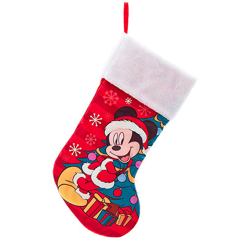 Mickey Mouse with Tree Stocking 19"