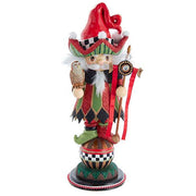 Hollywood Red & Green Wizard Nutcracker 16"