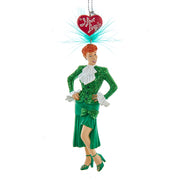 Sally Sweet Lucy In Kelly Green Ornament 5.5"