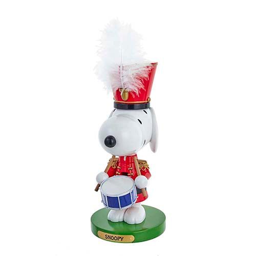 Peanuts Snoopy the Drummer Nutcracker 10"