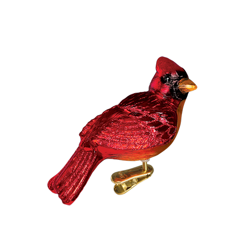 Resting Cardinal Ornament