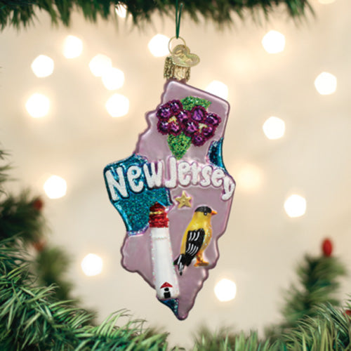 State of New Jersey Ornament