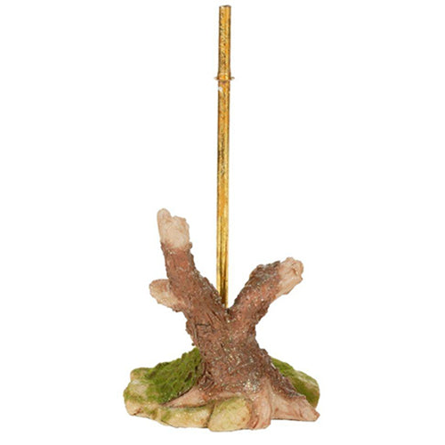 Wood & Grass Spring Stand For Medium & Large 12"