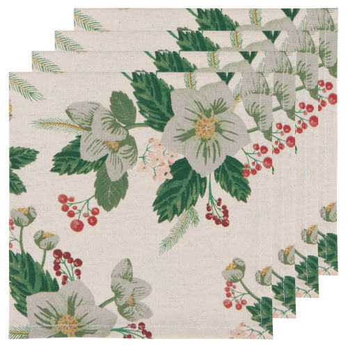 Winterblossom Napkin Set of 4