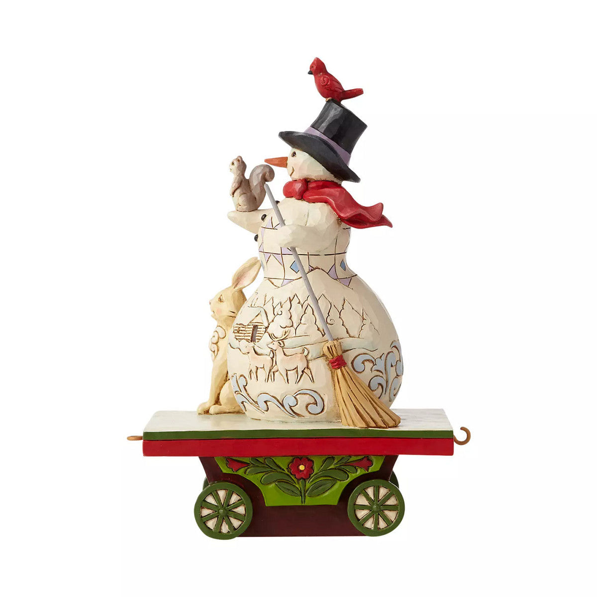 Next Stop, Winter! Snowman on Train Car Annual Series