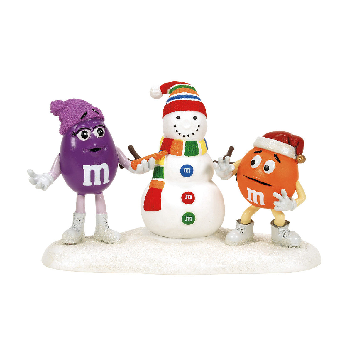 Got Your Nose M&M's Purple and Orange Make A Snowman