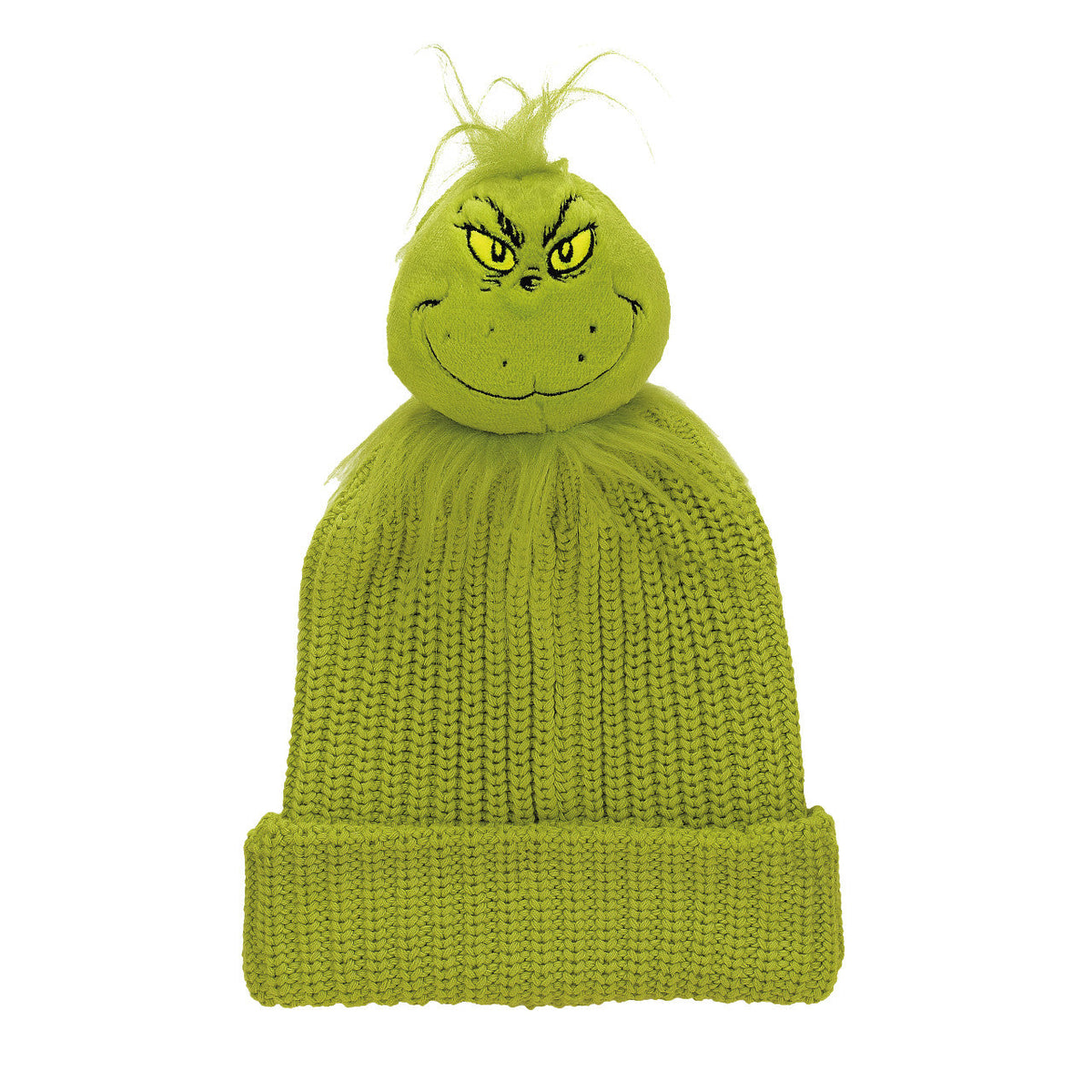 Grinch Pompom Stocking Hat