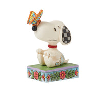 The Perfect Landing Snoopy Butterfly on Nose